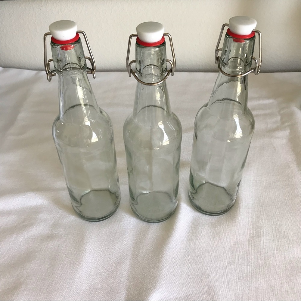 Swing Top Glass Bottles Brewing Bottles for Kombucha, Beer, Kiefer - 16 oz.